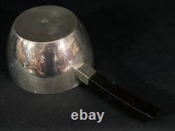 Silver Metal Casserole Art Deco Design