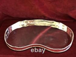 Silver Plate Tray Kidney Shaped