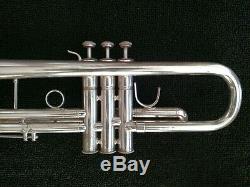 Silver Plated Blessing ML-1 Step-Up Trumpet with Original Blessing Hard Case