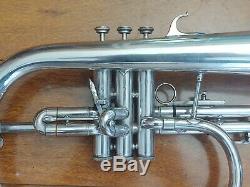 Silver Plated Blessing XL Flugelhorn in C with Original Hard Case and Benge MPC