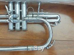 Silver Plated Blessing XL Flugelhorn in C with Original Hard Case and Benge MPC