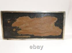 Silver Plated Box Approx. 1900 Horse Carriage