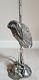 Silver Plated Bronze Heron Lamp by Valenti 1960s