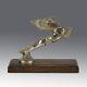 Silver Plated Bronze entitled Leaping Horse Car Mascot by François Bazin