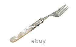 Silver Plated Fish Cutlery set of 12 -Mother of Pearl Handle Original Box