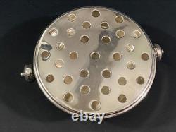Silver Plated Food Warmer Signed Fleuron