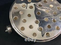 Silver Plated Food Warmer Signed Fleuron