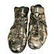 Silver Plated Football Cleats Sculpture (Pair)