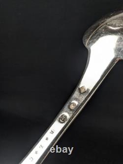 Silver Plated Fork Spoon. 950 19th Century Silversmith JAH 1798-1809