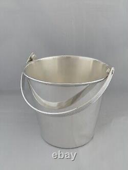 Silver Plated Ice Bucket ART DECO PERIOD Adie Brothers EPNS COCKTAIL BARWARE