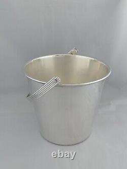 Silver Plated Ice Bucket ART DECO PERIOD Adie Brothers EPNS COCKTAIL BARWARE