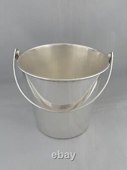 Silver Plated Ice Bucket ART DECO PERIOD Adie Brothers EPNS COCKTAIL BARWARE