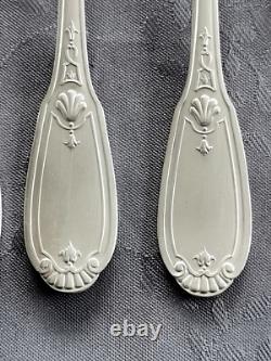 Silver Plated Metal Cutlery Set Of 36 Pieces Empire Style