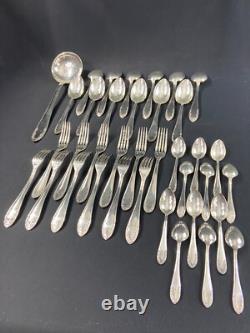 Silver Plated Metal Flatware Style Louis XV