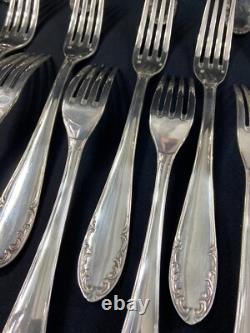 Silver Plated Metal Flatware Style Louis XV