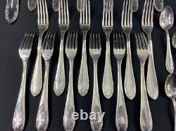 Silver Plated Metal Flatware Style Louis XV