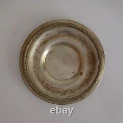 Silver Plated Metal Plate Vintage Renaissance Art Deco PN France N2838