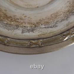 Silver Plated Metal Plate Vintage Renaissance Art Deco PN France N2838