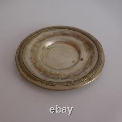 Silver Plated Metal Plate Vintage Renaissance Art Deco PN France N2838