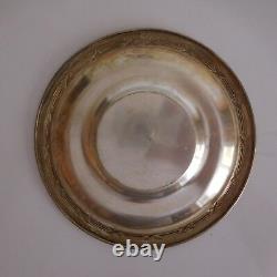 Silver Plated Metal Plate Vintage Renaissance Art Deco PN France N2838