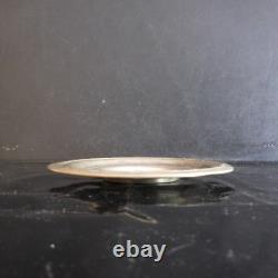 Silver Plated Metal Plate Vintage Renaissance Art Deco PN France N2838