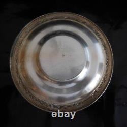 Silver Plated Metal Plate Vintage Renaissance Art Deco PN France N2838