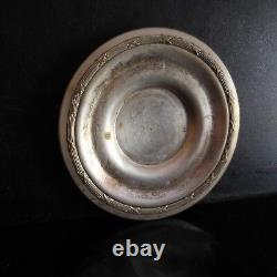 Silver Plated Metal Plate Vintage Renaissance Art Deco PN France N2838