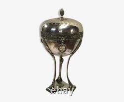 Silver Plated Metal Sugar Bowl