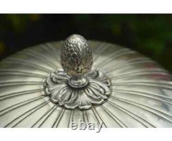 Silver Plated Metal Sugar Bowl