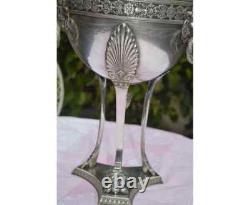 Silver Plated Metal Sugar Bowl