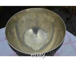 Silver Plated Metal Sugar Bowl
