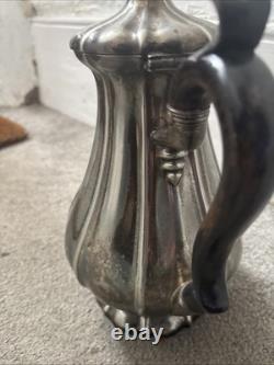 Silver Plated Metal Tea Pot Vintage Marked Dirty Dicks Leadenhall Market 1690