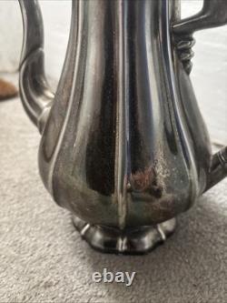 Silver Plated Metal Tea Pot Vintage Marked Dirty Dicks Leadenhall Market 1690