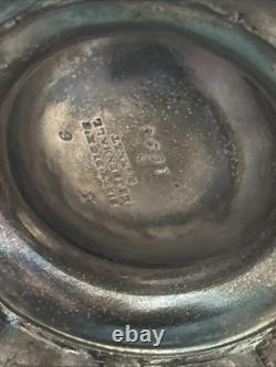 Silver Plated Metal Tea Pot Vintage Marked Dirty Dicks Leadenhall Market 1690