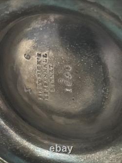 Silver Plated Metal Tea Pot Vintage Marked Dirty Dicks Leadenhall Market 1690