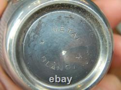 Silver Plated Metal White Cups