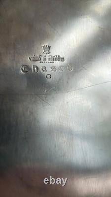 Silver Plated Oval Gallery Tray By Viners Sheffield 39cm