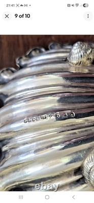 Silver Plated Shell Pattern Serving Dish Vintage