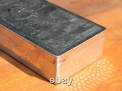 Silver Plated Snuffbox Teniers Flemish Kermesse