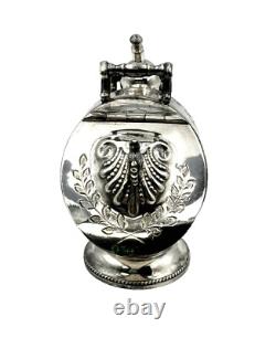 Silver Plated Sugar Scuttle with Scoop- Marked EPBM Made in England 1910