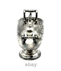 Silver Plated Sugar Scuttle with Scoop- Marked EPBM Made in England 1910