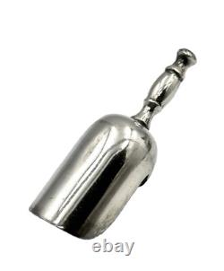 Silver Plated Sugar Scuttle with Scoop- Marked EPBM Made in England 1910