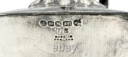 Silver Plated Sugar Scuttle with Scoop- Marked EPBM Made in England 1910