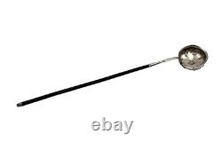 Silver Plated Unique Large Punch Bowl Ladle Marked AIRSilver Plate
