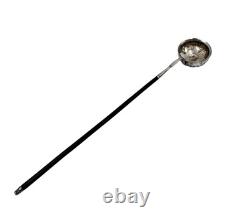 Silver Plated Unique Large Punch Bowl Ladle Marked AIRSilver Plate