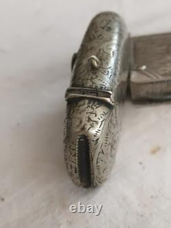 Silver Plated Vesta & Sovereign Case early 1900s