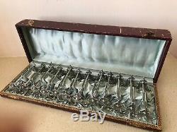 Silver Plated Vintage Austrian Antique Cutlery Rests in Original Box