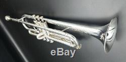 Silver Plated Yamaha Allegro YTR-5335 Step-Up Trumpet with Original Hard Case