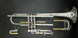 Silver Plated Yamaha Allegro YTR-5335 Step-Up Trumpet with Original Hard Case