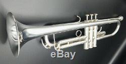 Silver Plated Yamaha Allegro YTR-5335 Step-Up Trumpet with Original Hard Case